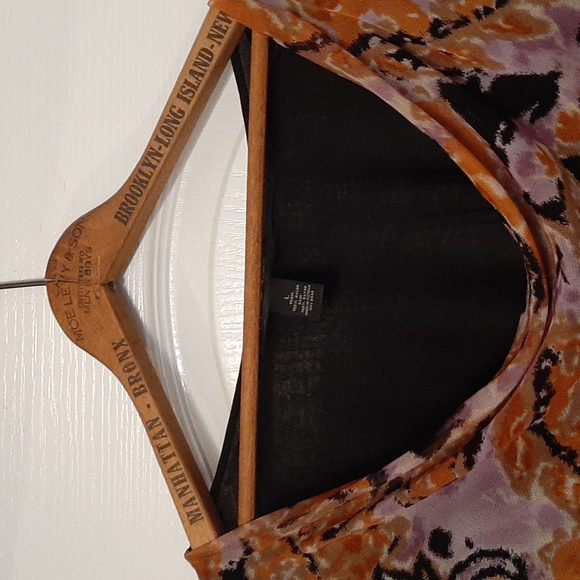 INC International Concepts - Sheer Long Sleeved Top - Size LG - GUC - Picture 3 of 9